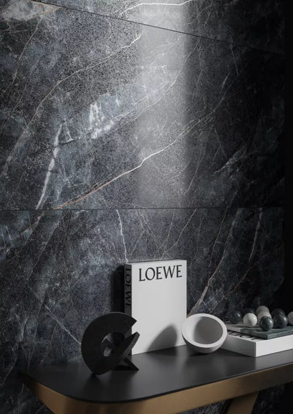 Porcelænsflise Zoe 60x120 cm Mørk 1,44 m²