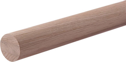Træhåndliste Rund 50 mm x 270 cm Eg