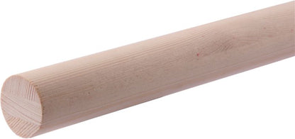 Træhåndliste Rund Fyr 5x270 cm Natur