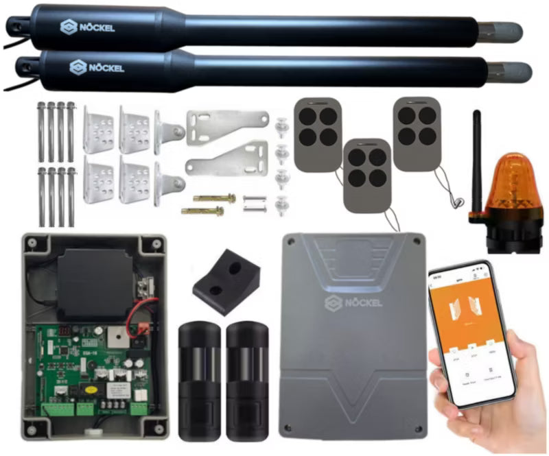 Portåbner NX300 til Dobbelffløjet Port 2x3 m 600 kg WiFi Bluetooth