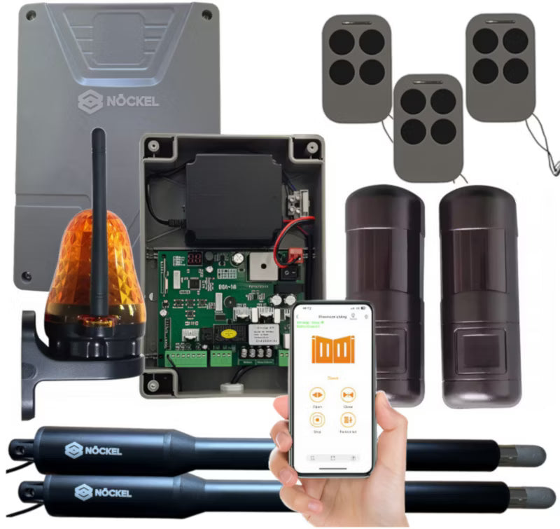 Portåbner NX300 til Dobbelffløjet Port 2x3 m 600 kg WiFi Bluetooth