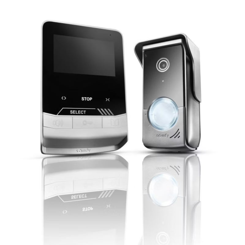 Portåbner Exavia Star med V100+ Videodørtelefon Sølv