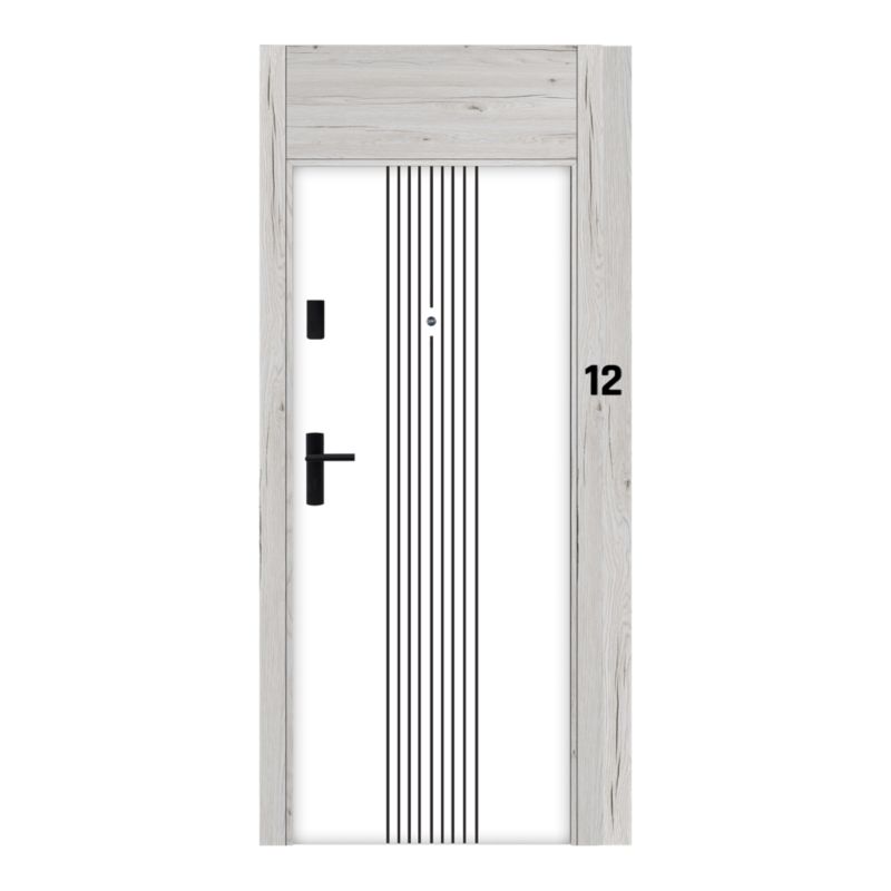 Ościeżnica Fortia 80 cm Dąb Silver