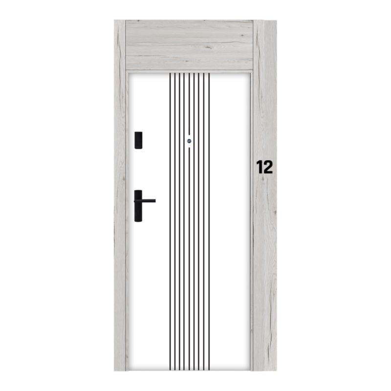 Ościeżnica Fortia 90 Dąb Silver 33,4x97,9 cm