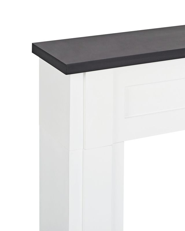 Kaminramme Baudin 110x100 cm Hvid