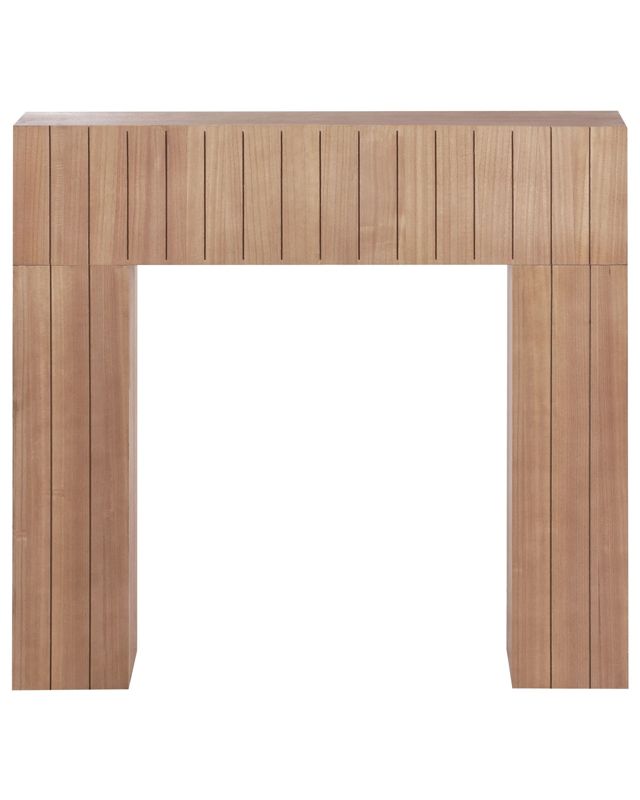 Kaminramme Bunbury 110x23x100 cm Lyst Træ | 4069605000019