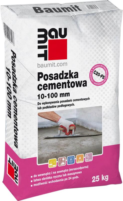 Baumit cementgulv 10-100 mm 25 kg