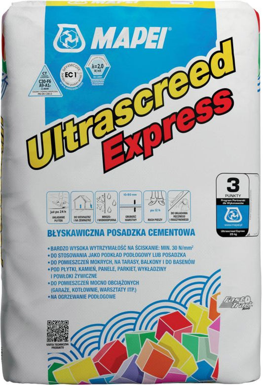 Cementgulv Mapei Ultrascreed Express 25 kg