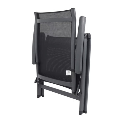 Positionsstol Batz 63x72 cm Sort Aluminium