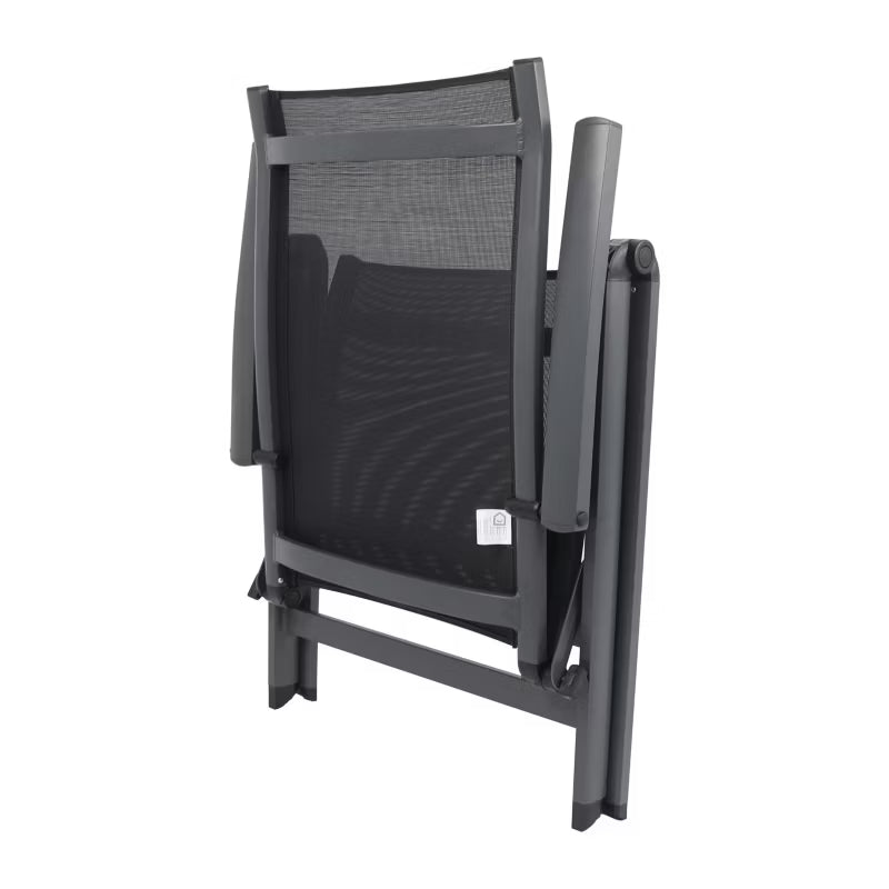 Positionsstol Batz 63x72 cm Sort Aluminium