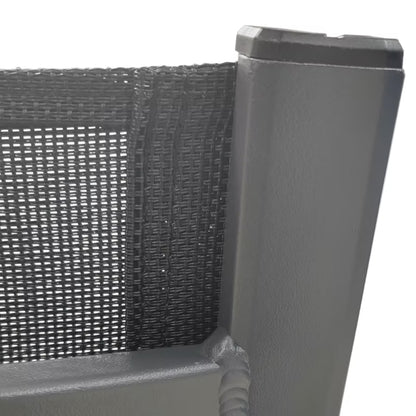Positionsstol Batz 63x72 cm Sort Aluminium