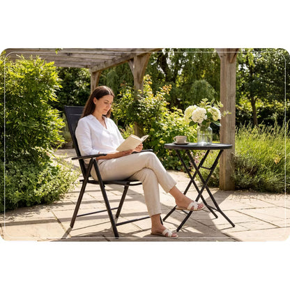 Positionsstol SO-983 Justerbar Sort 2 Stk