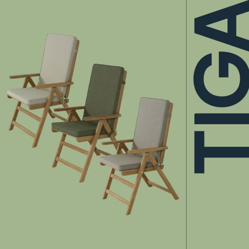 Positionsstolshynde Tiga 108x45,5 cm Grå