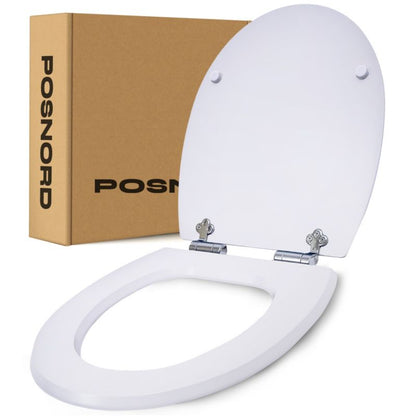 Toiletsæde MDF Hvid Softclose Universal 43,5x37,5 cm 5904365264860
