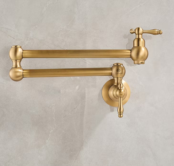 Pot Filler Køkkenarmatur 56 cm Børstet Messing