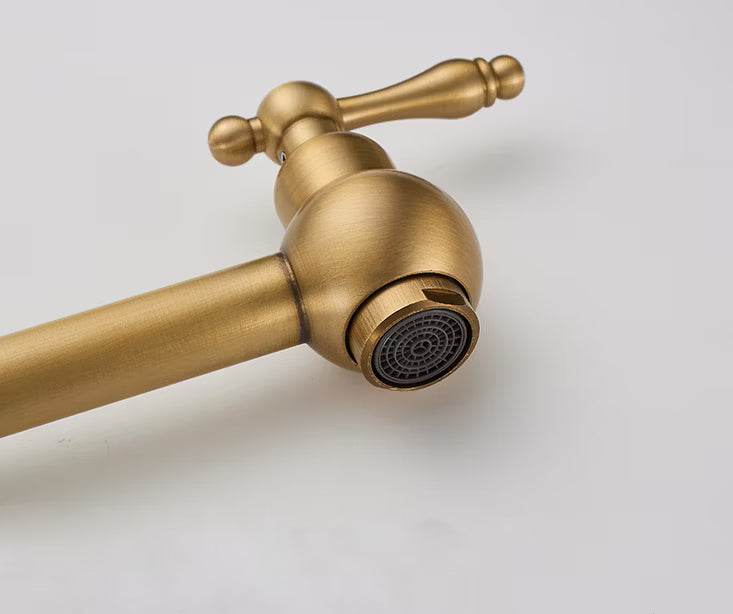 Pot Filler Køkkenarmatur 56 cm Børstet Messing