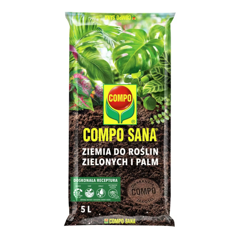 Pottemuld til Grønne Planter 5 Liter