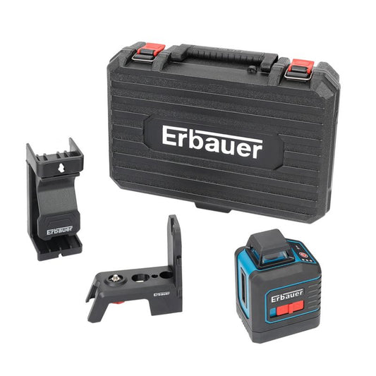 Erbauer 360° rød laser-vaterpas 20 m