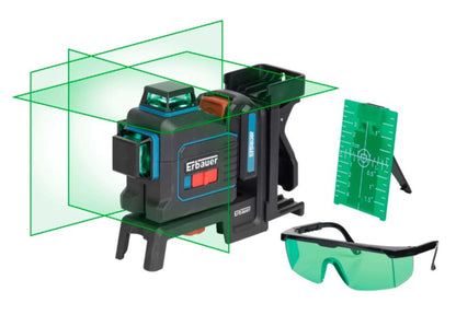 Erbauer 360° grøn laser-vaterpas 25 m
