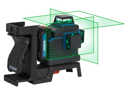 Erbauer 360° grøn laser-vaterpas 25 m