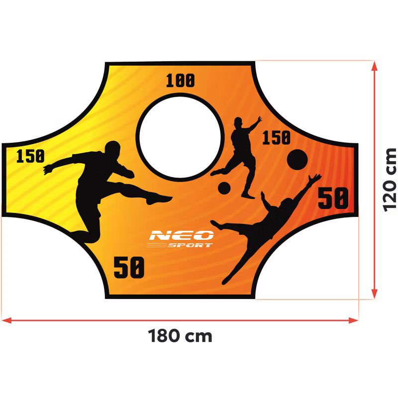Præcisionsdug til Fodboldmål 180x120 cm Orange
