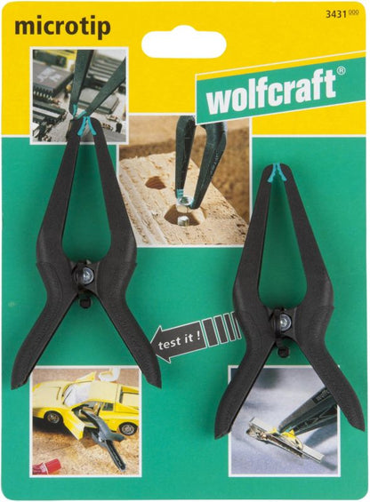 Præcise fjederklemmer 60 mm 2 stk. wolfcraft 3431000