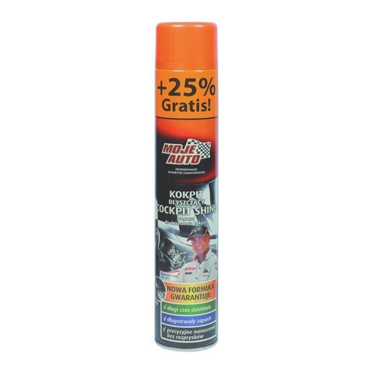 Moje Auto Kokpit glansspray 750 ml sort