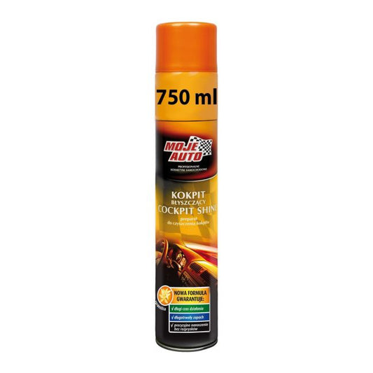 Moje Auto glansspray til bilens instrumentbræt med vaniljeduft, 750 ml