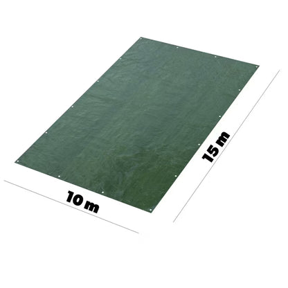 Presenning 10x15 m Grøn Vandtæt