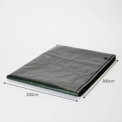 Presenning 2x3 m 140 g/m² Brun og Grøn