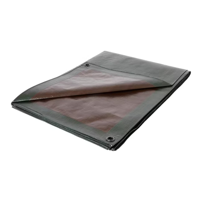 Presenning 2x3 m 140 g/m² Brun og Grøn