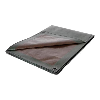 Presenning 2x3 m 140 g/m² Brun og Grøn