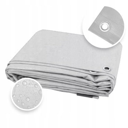 Presenning 2x3 m Hvid 180 g/m² Forstærket