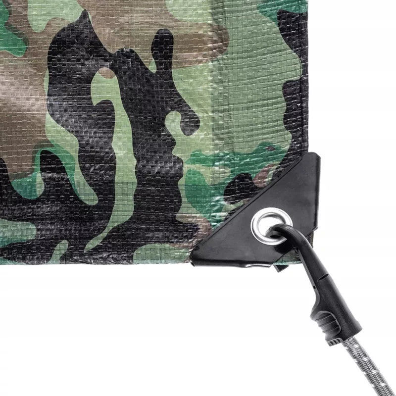 Presenning 4x5 m Camouflage Forstærket UV