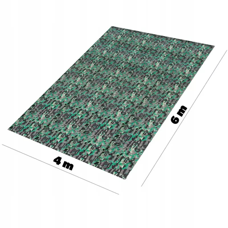 Presenning 4x6 m Camouflage Forstærket UV