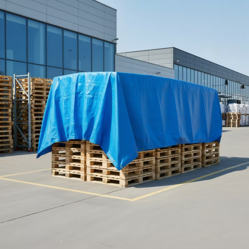 Presenning 5x8 m 70 g/m² Blå