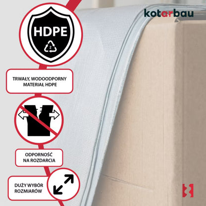 Presenning 5x8 m Sølv 200 g/m²