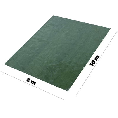 Presenning 8x10 m Grøn Vandtæt