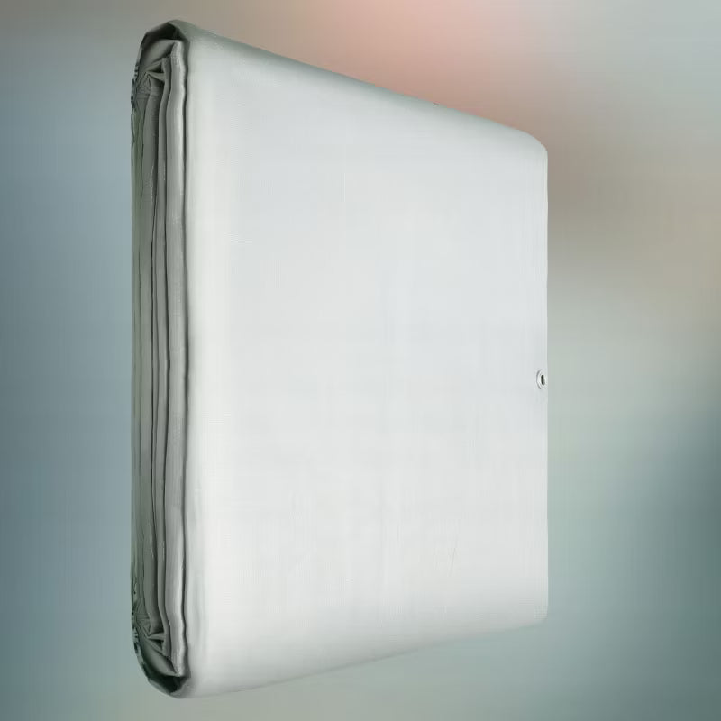 Presenning 8x10 m Sølv 200 g/m²