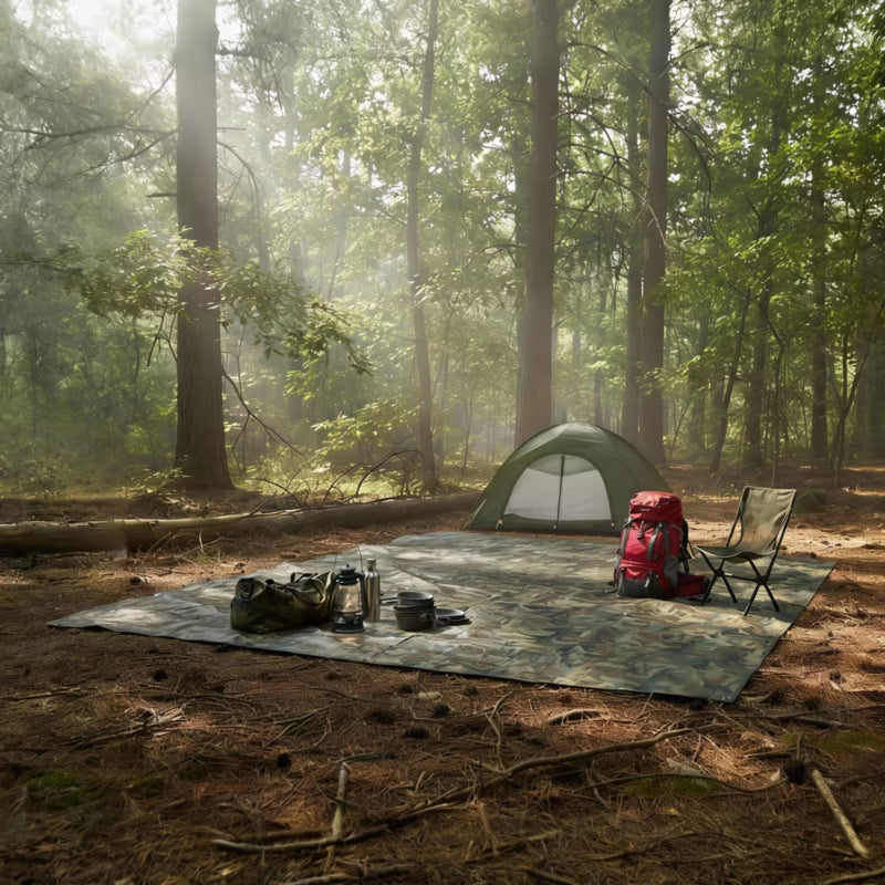 Presenning Camouflage 4x5 m 140 g/m²