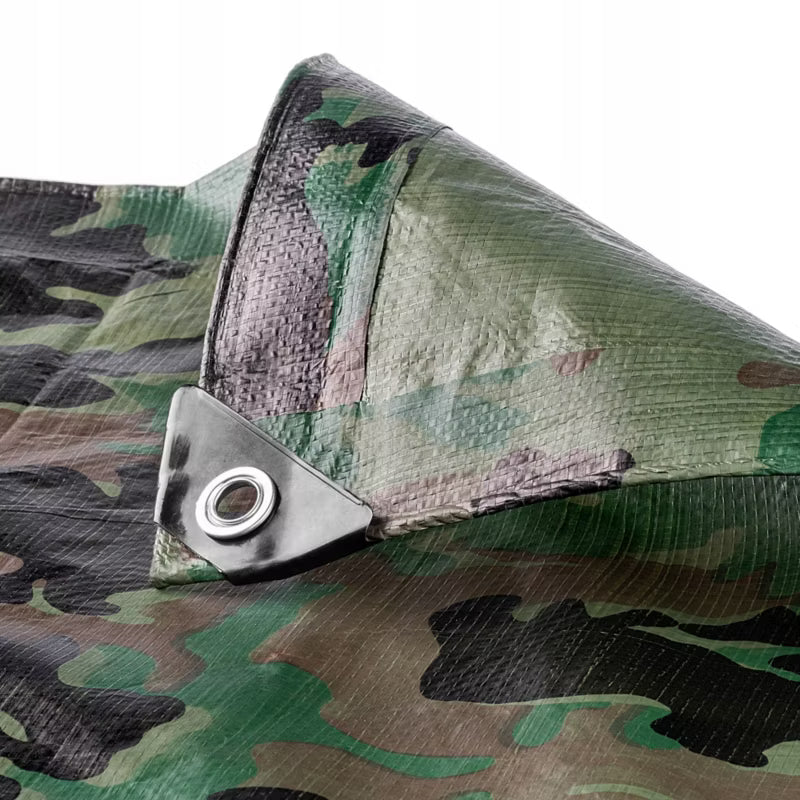 Presenning Forstærket 6x10 m Camouflage