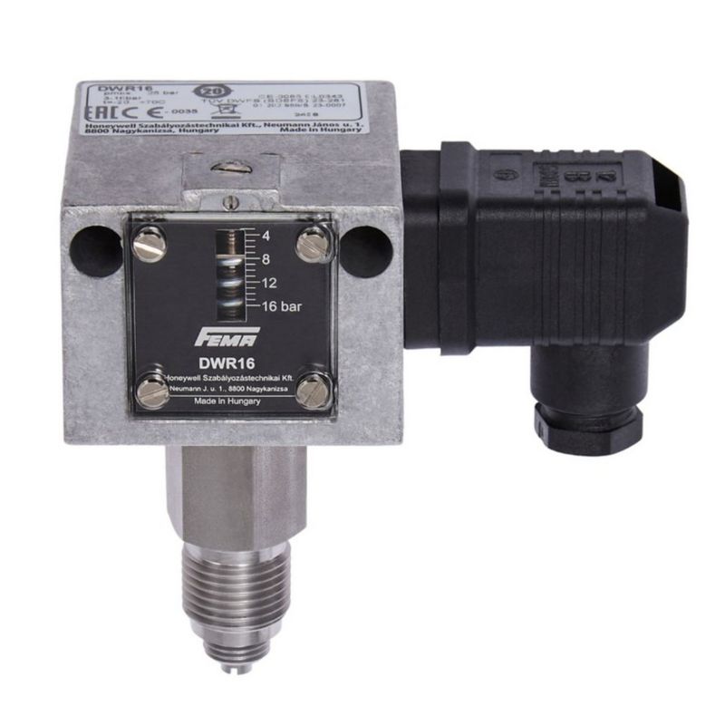 Trykafbryder DWR16 3-16 bar til Vand og Gas