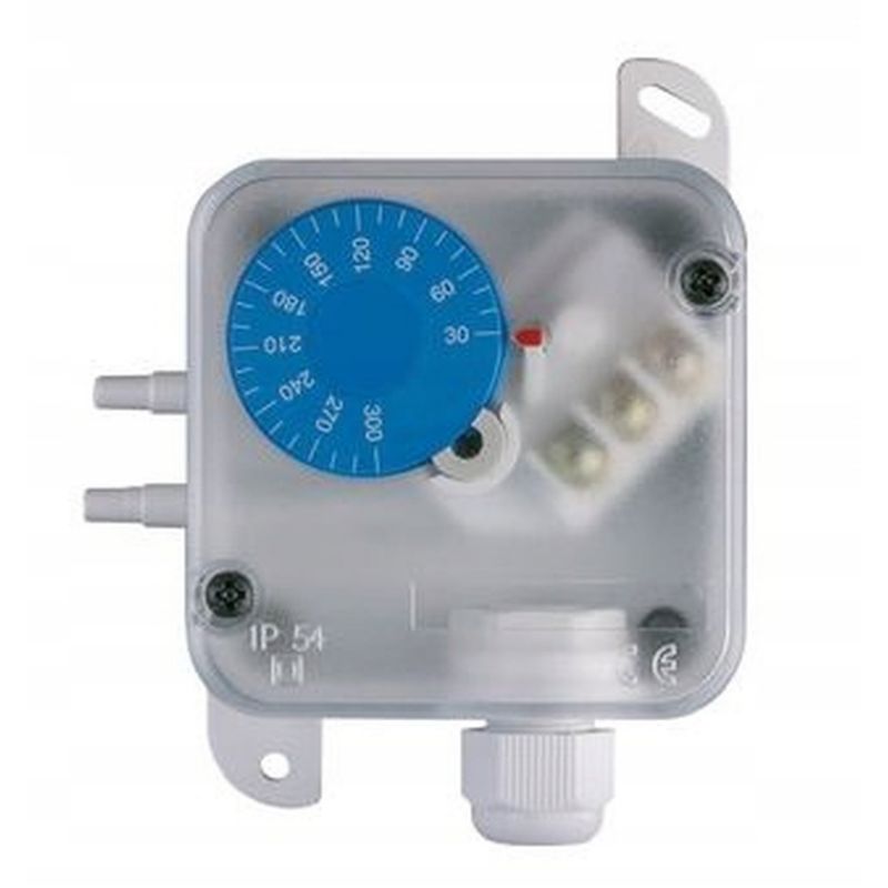 Differenstrykpressostat PS500 30-500 Pa Hvid IP54