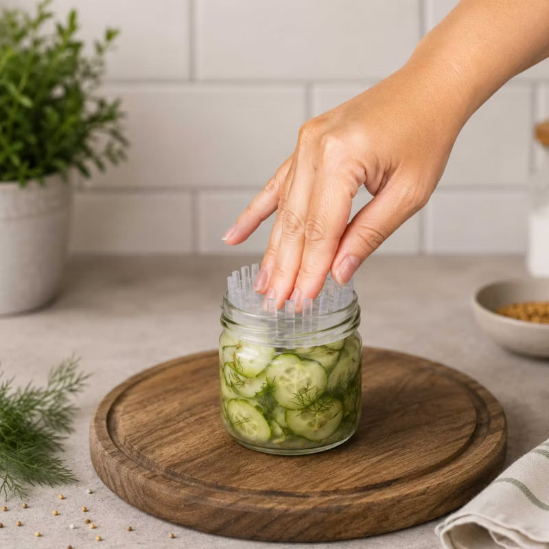 Pressenet til Sylteglas Ø66 mm Transparent 48 Stk.
