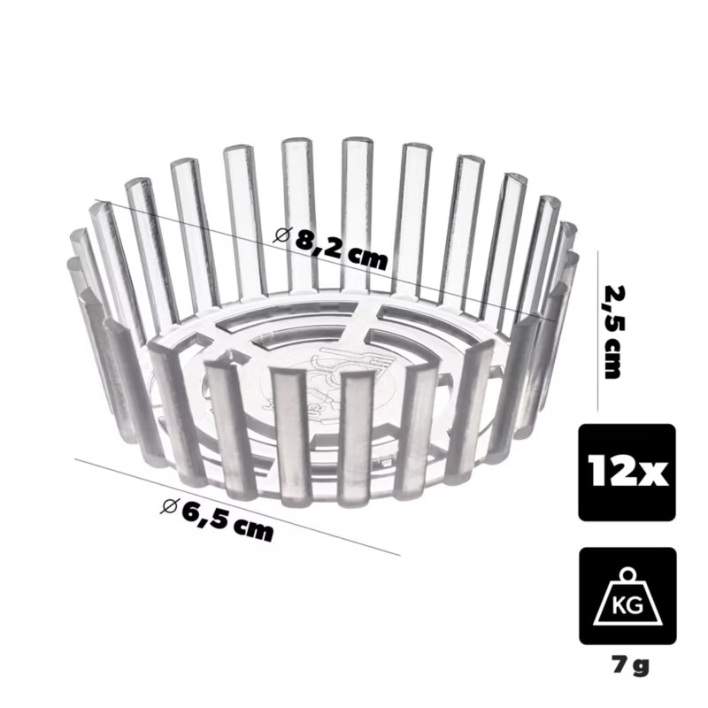 Pressenet til Sylteglas Ø82 mm Transparent 12 Stk.