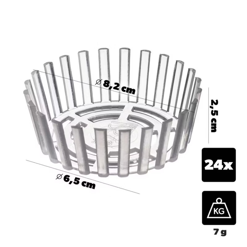 Pressenet til Sylteglas Ø82 mm Transparent 24 Stk.