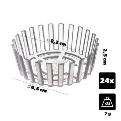 Pressenet til Sylteglas Ø82 mm Transparent 24 Stk.