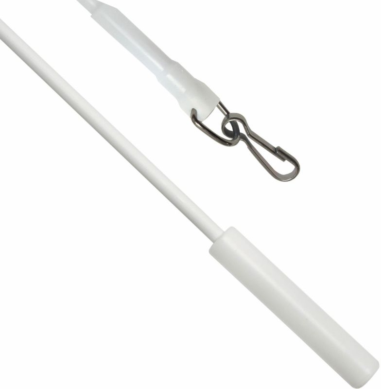 Gardinia skydestang 100 cm hvid