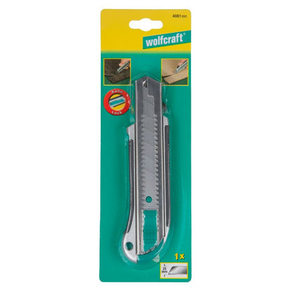 Professionel kniv med afbrydeligt blad 25 mm wolfcraft 4081000