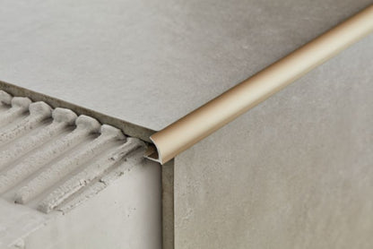 Listwa Wykończeniowa Aluminiowa 250 cm Srebrna Okrągła | 5904584843037
